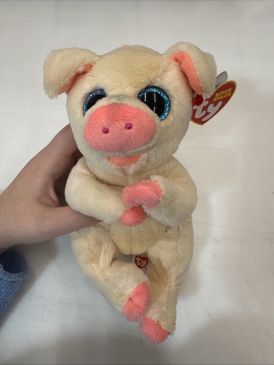 Ty Other - Ty Beanie Baby Bellies - PENELOPE the Pink Pig (6 inch) Plush Toy 2023